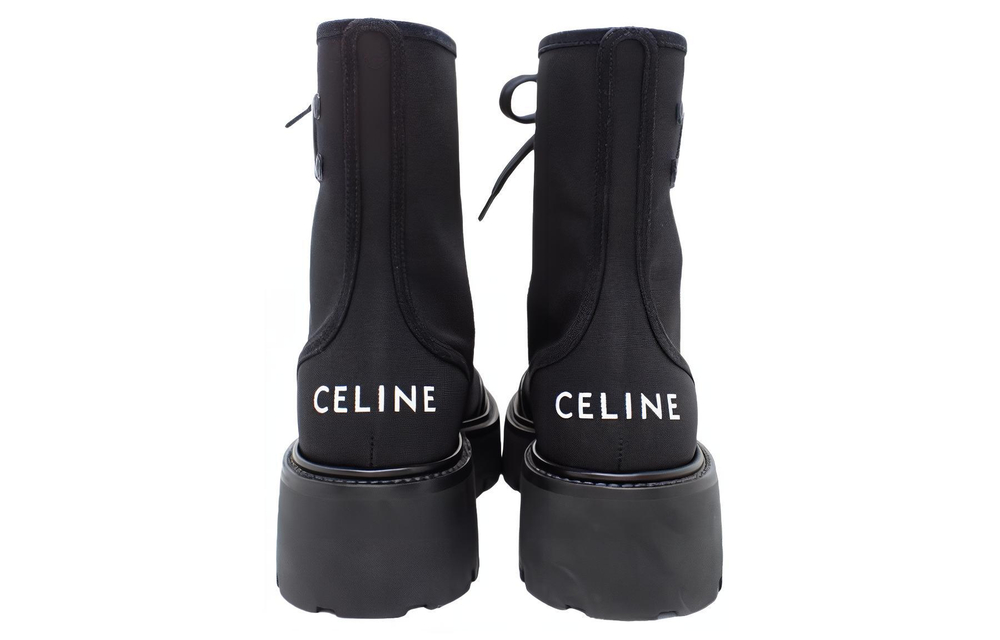 CELINE Bulky Ankle Boots 4.5cm Women"s Black