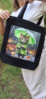 Шоппер "КоТы" чёрный