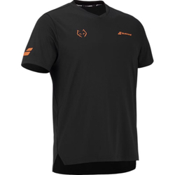 Мужская теннисная футболка Babolat Crew Neck Lebron - black/black