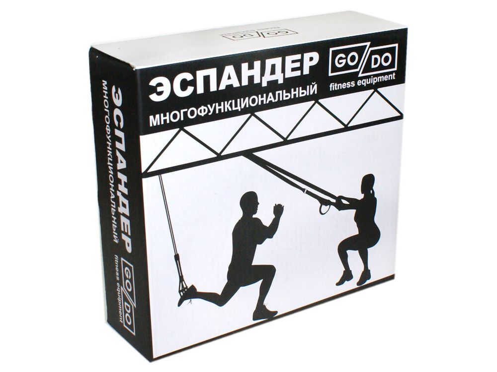 Эспандер многофункциональный. В комплекте: крепление на дверь, карабин со стропой, 2 рукоятки зафиксированные на стропе, сумочка. :(TRXP1):