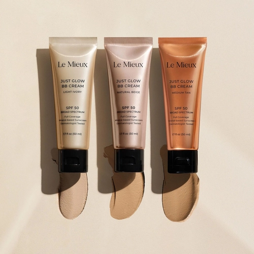 ВВ Крем крем для лица, оттенок натуральный бежевый SPF50 | Le Mieux Just Glow ВВ Cream Natural Beige, 50 мл
