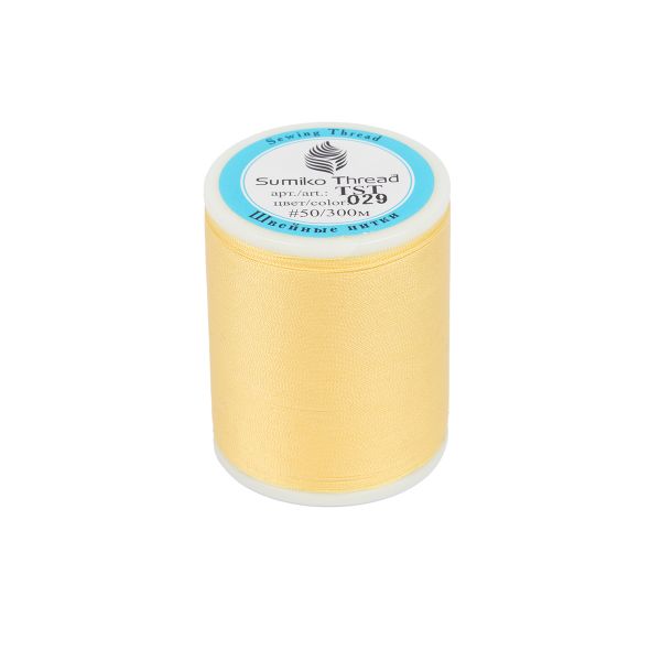 Нитки для трикотажных тканей SumikoThread 300 м, (328 ярд), 029 бл.желтый