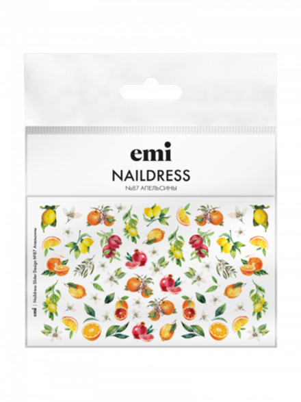 Naildress Slider Design №87 Апельсины