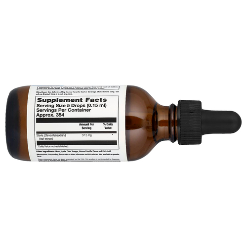 KAL, Sure Stevia™, экстракт ванили, 53,2 мл (1,8 жидк. унции)