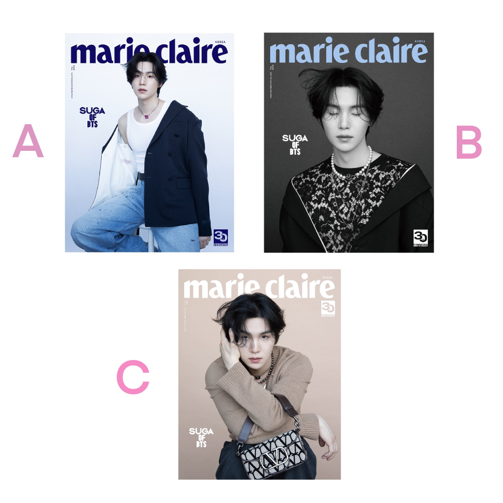 Журнал Marie Claire SUGA (BTS)