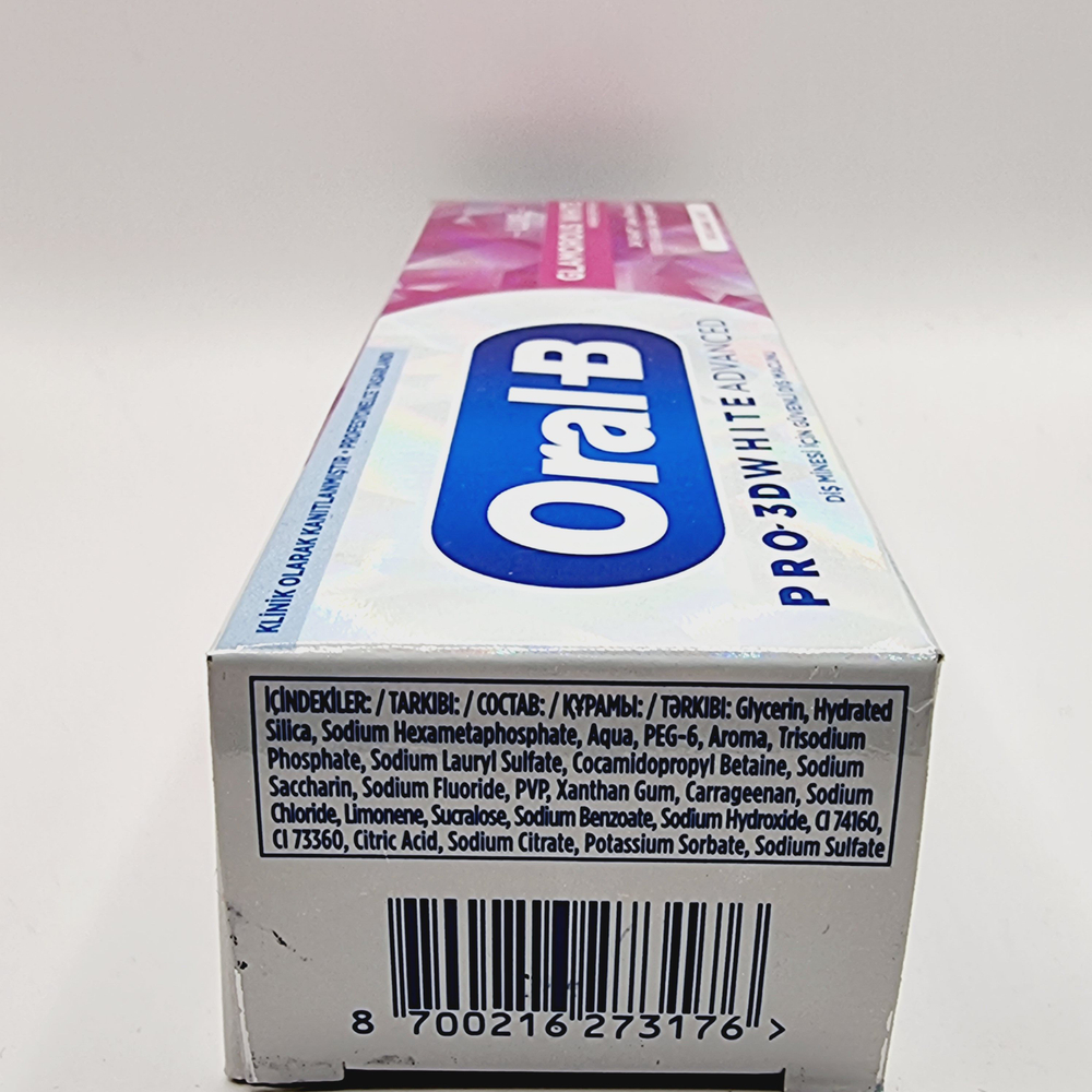 Отбеливающая зубная паста Pro 3D White Advanced Luxe Glamorous White, 75 мл (Германия)