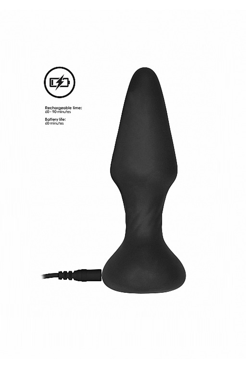 Анальный вибромассажер No.81 - Rechargeable Remote Controlled Butt Plug