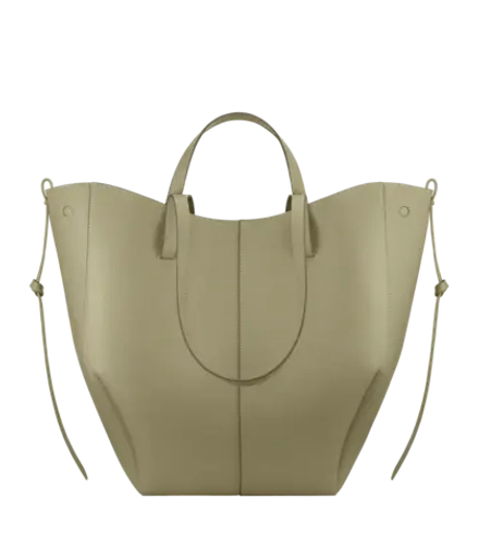 POLENE СУМКА CYME TOTE, СВЕТЛО-ЗЕЛЕНЫЙ