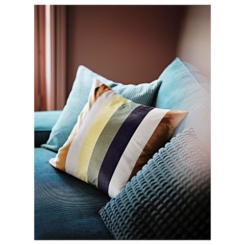 Чехол на подушку IKEA VATTENVAN, Разноцветный, 50x50 см
