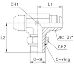 Штуцер FRTA JIC 9/6 - 14х1.5