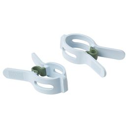 Набор прищепок IKEA SLIBB (СЛИББ), Синий / Зеленый, 2 шт