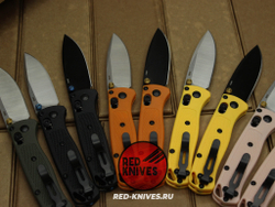 Нож Benchmade 533 Bugout Mini - зеленый нейлон, клинок сатин RK/Н24