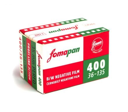 Фотопленка Fomapan 400 135/36 Action - 100 Years Anniversary, ч/б, негативная, 1 шт