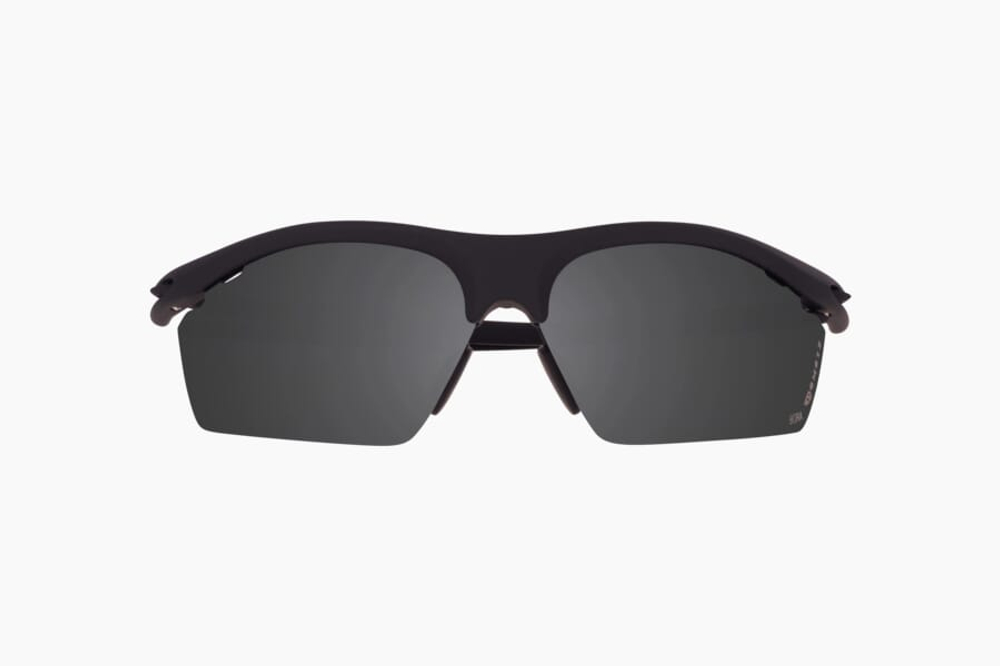 Спортивные очки с диоптриями Demetz Lazer-Run / Mat Black Grey with Silver Mirror Cat.3