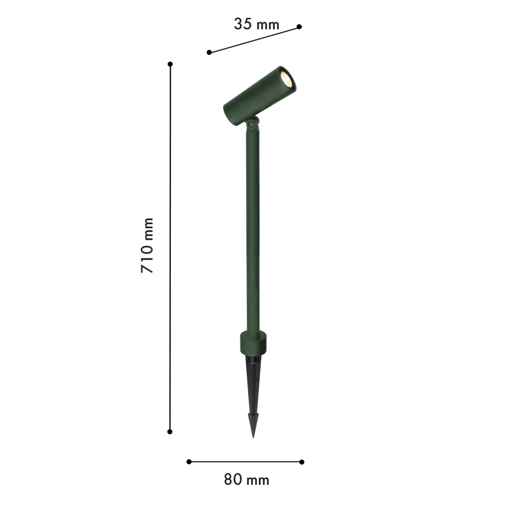 Грунтовый светодиодный светильник Favourite Micron 4811-1T