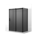 Душевое ограждение Ambassador Benefit 19022201HBB-100HBB (120х100х200) прямоугольник,черный,стекло тонированное,раздвижная,2 места