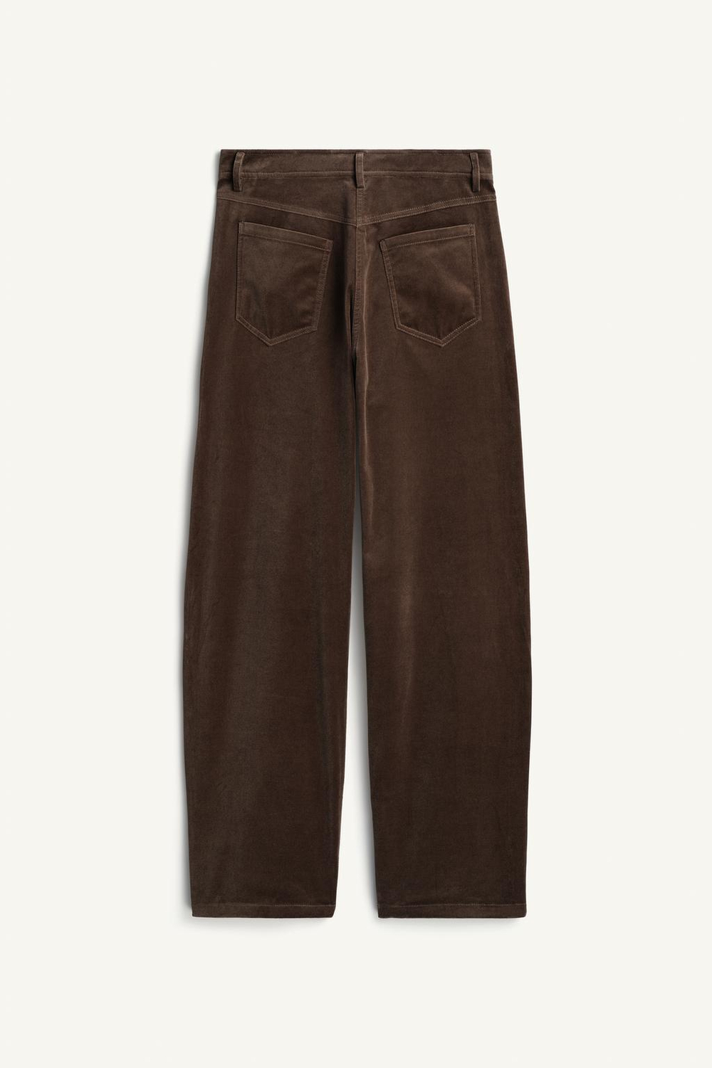 ZARA БАРХАТНЫЕ БРЮКИ — LIMITED EDITION, ТЕМНО-ОЛИВКОВЫЙ