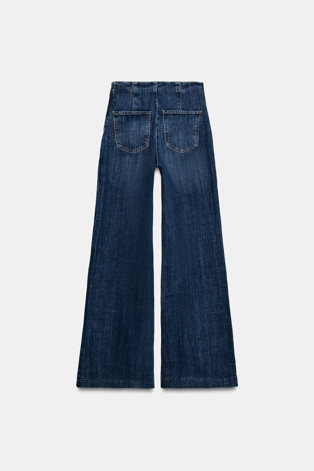 ДЖИНСЫ Z1975 WIDE LEG С ВЫСОКОЙ ПОСАДКОЙ БЕЗ ПОЯСА — ZARA
