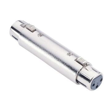 Adam Hall 7860 - адаптер XLR (F) - XLR (F), серебристый