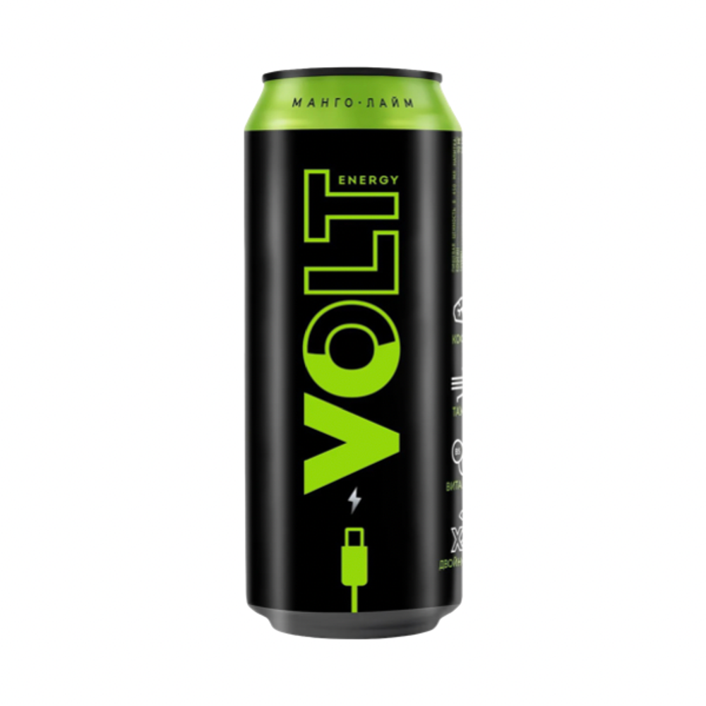 0,45Л ЭНЕРГ НАПИТОК VOLT ENERGY МАНГО/ЛИМОН Ж/Б
