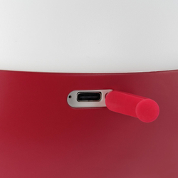 IKEA SOLVINDEN  (ИКЕА СОЛВИНДЕН)  -  Декоративная подсветка LED - на солнечной батарее/шар красный 25 см