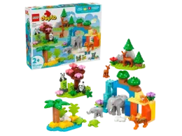 Конструктор LEGO Duplo 10446 Семейства диких животных 3в1