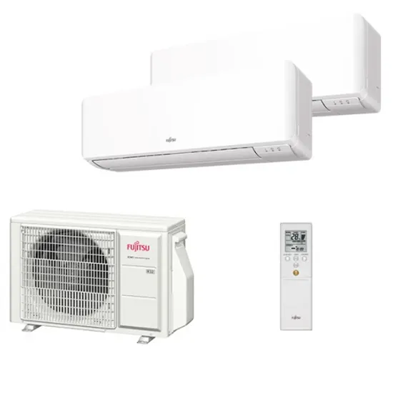 Мультисплит система на 2 комнаты Fujitsu ASYG07KMCC x 2 / AOYG14KBTA2