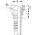 Фитинг DN 20 DK (Г) 33x1.5 (накидная гайка)