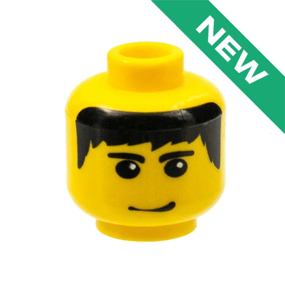 NEW Голова минифигурки с ухмылкой 3626px130
