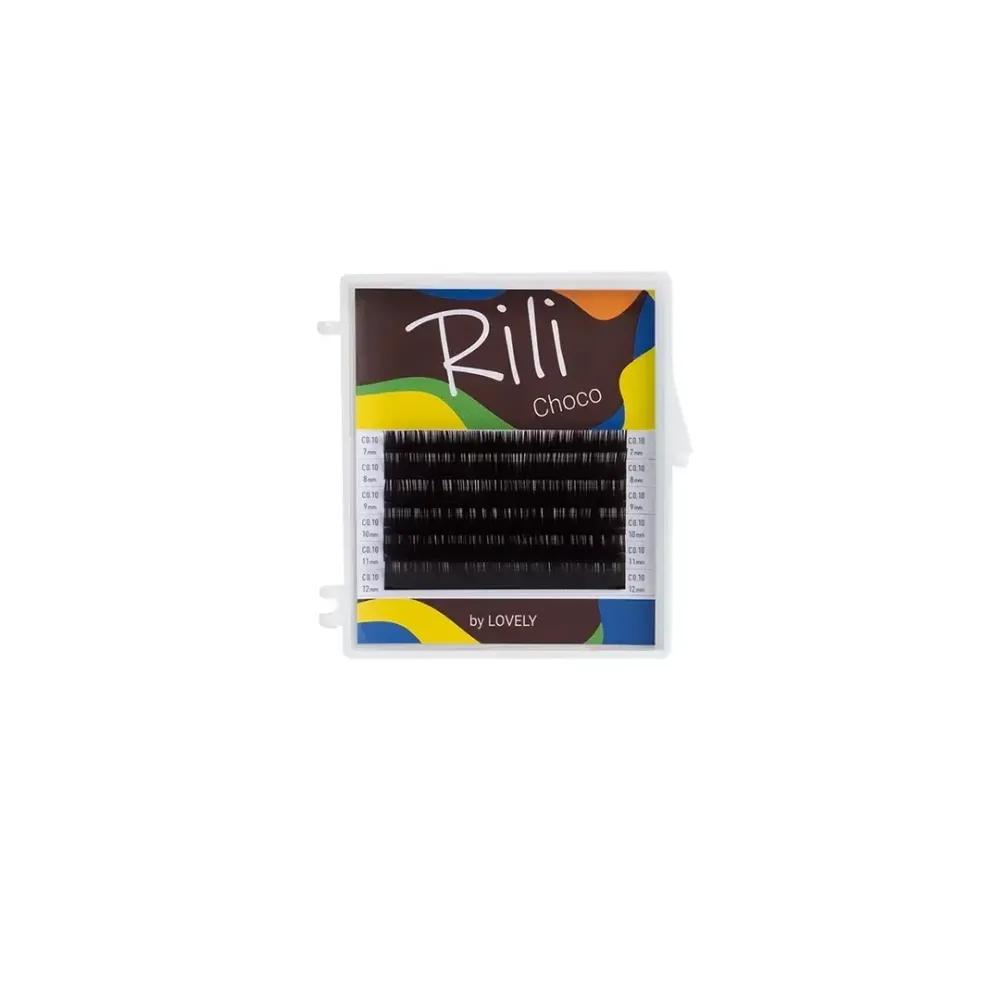 Ресницы коричневые Rili Choco MIX 6 линий