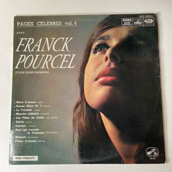 Винтажная виниловая пластинка LP Franck Pourcel Et Son Grand Orchestre Pages Celebres Vol. 4 (Франция 1968)