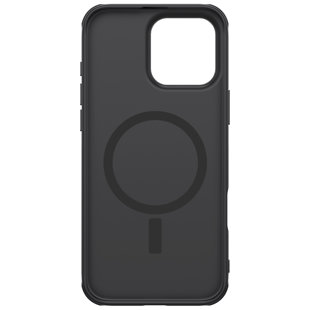 Чехол противоударный от Nillkin c поддержкой зарядки MagSafe для iPhone 16 Pro, серия Super Frosted Shield Pro Magnetic Case