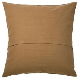 Чехол на подушку IKEA AKERNEJLIKA (АКЕРНЕЙЛИКА), Коричневый с вышивкой, 50x50 см