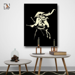 Картина модульная "Она самурай", 80 см х 40 см