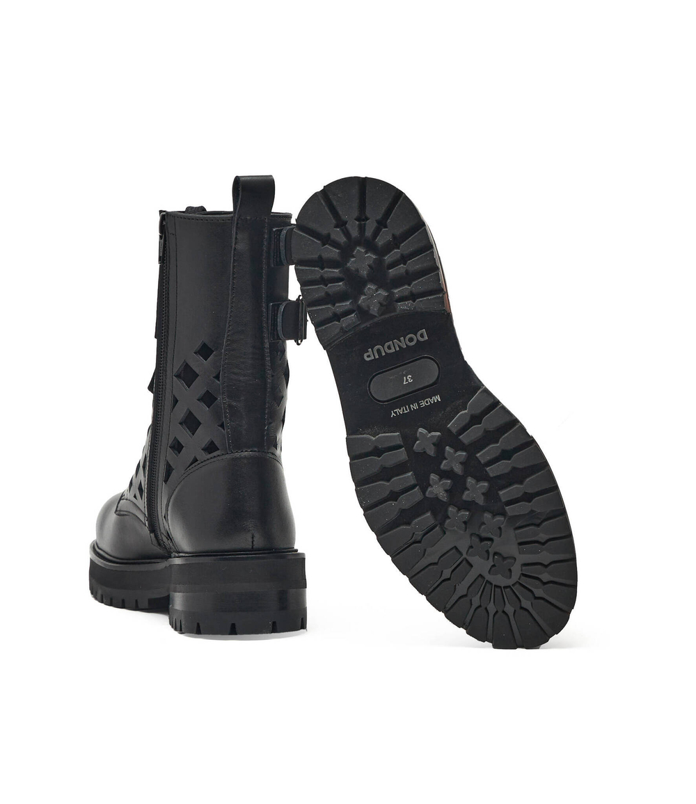 Кожаные ботильоны DONDUP - made in Italy - черный(WS247 PL0256D XXX)