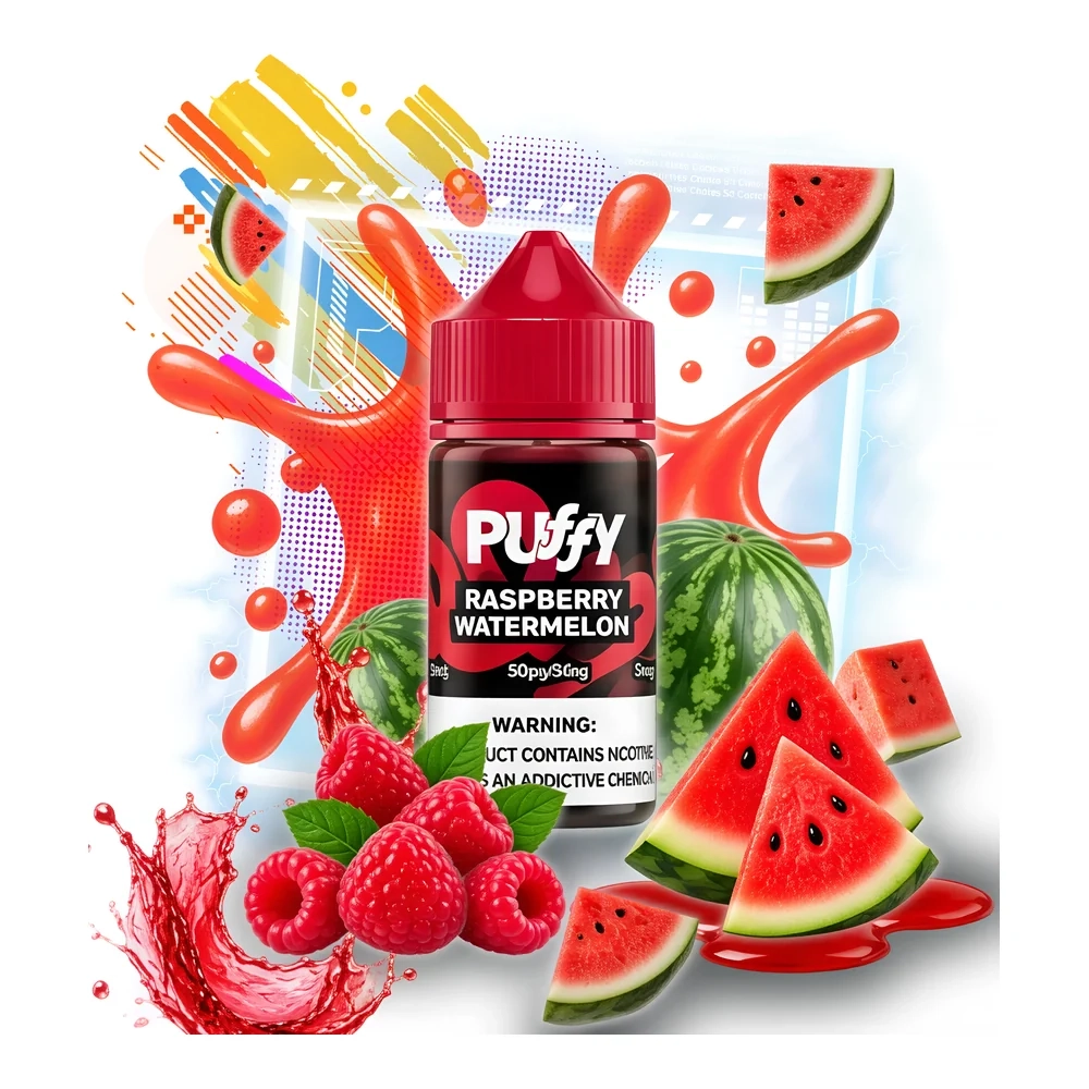 PUFFY – Raspberry Watermelon (30ml, 5% nic)