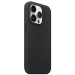 Кожаный чехол с поддержкой MagSafe Apple Leather Case для iPhone 14 Pro, Midnight (Темная ночь)