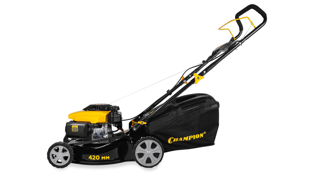 Газонокосилка бензо Champion  LM4215 (2л.с.,1,5кВт, 42см, 40л)