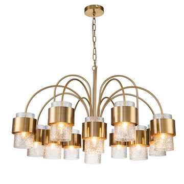 Люстра подвесная 12*E14 V000324 12019/A/12P Brass бронза Eleganza Indigo