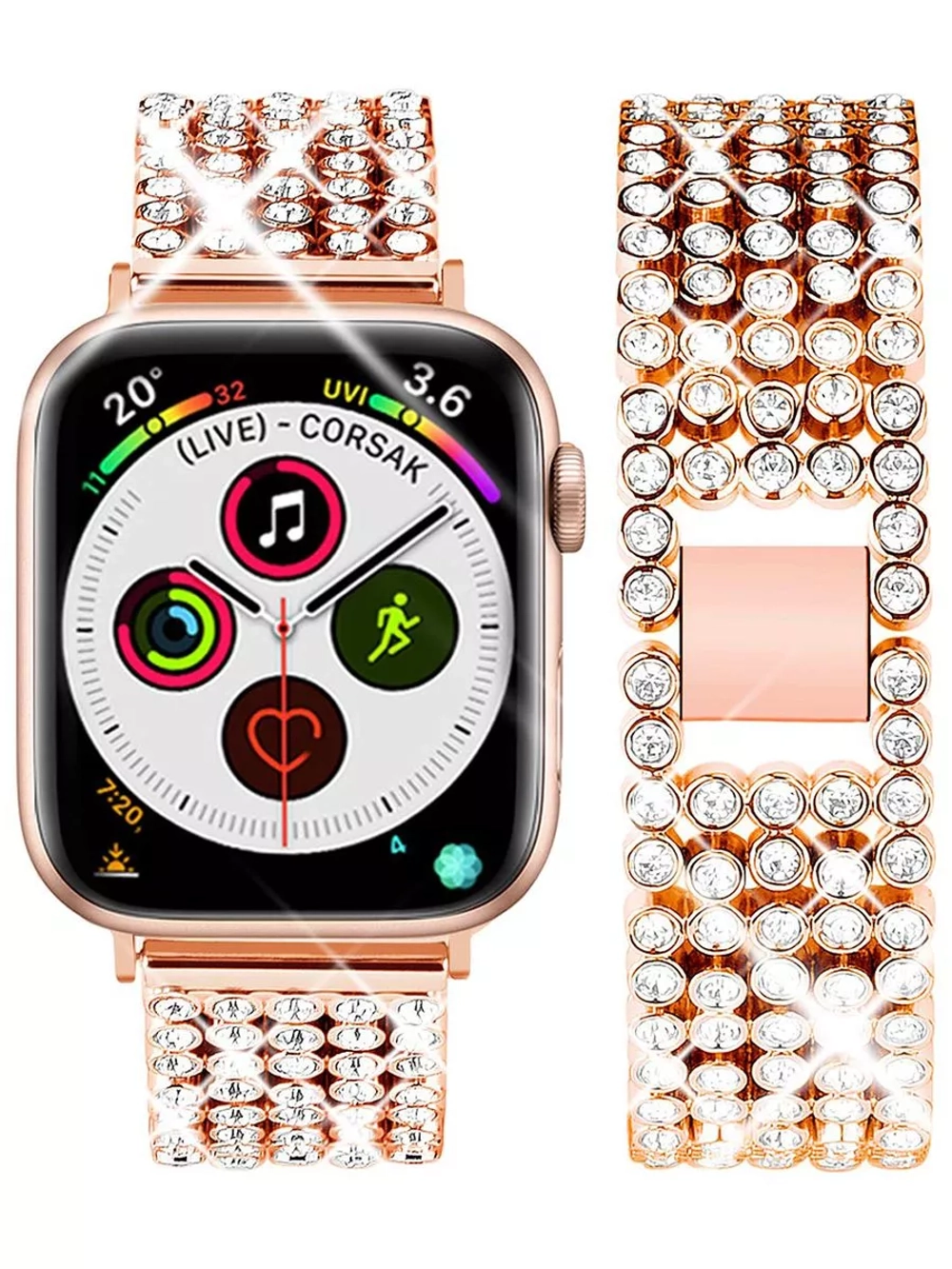 Ремешок для Apple Watch 42 44 45 46 49 браслет для часов