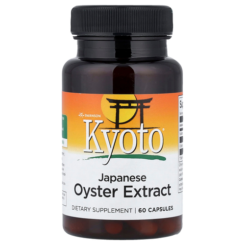 Swanson Vitamins, Kyoto®, экстракт японской устрицы, 60 капсул (500 мг в 1 капсуле)