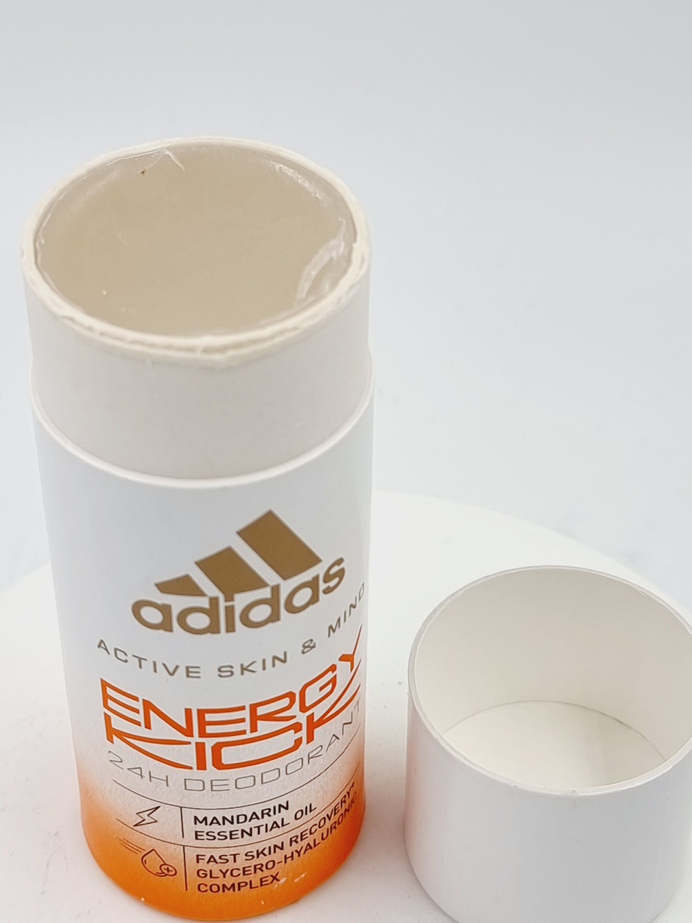 Дезодорант-карандаш Adidas Energy Kick 24 часа с маслом мандарина, 50 г (Монако)