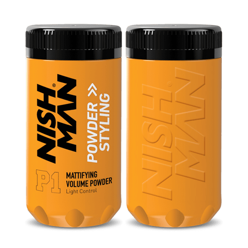 NISHMAN POWDER HAIR STYLING WAX P1 - Пудра для укладки белая 20 гр