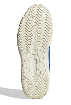 Мужские кроссовки теннисные Adidas SoleMatch Control - core blue/cloud white/flash aqua