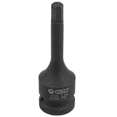 Головка-бита 6-гранная ударная 7мм,1/2'' Forsage F-24407807MPB