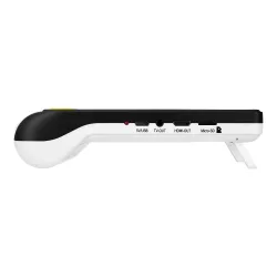 Лупа цифровая Levenhuk DTX DX50 - вид сбоку, разъемы USB, TV-out, HDMI-out и слот Micro-SD
