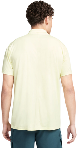Мужское теннисное поло Nike Court Dri-Fit Pique Polo - luminous green/fir