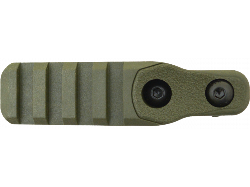 Полимерная планка Picatinny на M-LOK цевья Vanguard, 4 слота, зеленый, Fab Defense