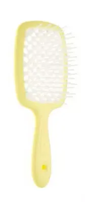 Расческа для волос JANEKE SuperBrush The Original  Желтая с белым