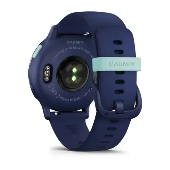 Vivoactive 5 синие с металлически-синим безелем и силиконовым ремешком